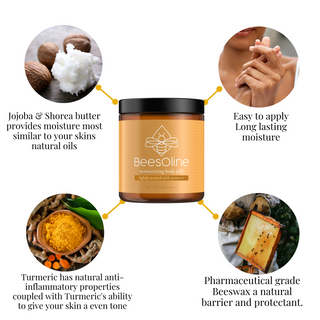 BeesOline Organic Body Jelly with Turmeric Essential oil