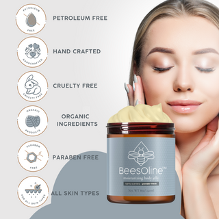 BeesOline Body Jelly with Powder Fresh Scent