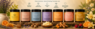 Beesoline petroleum free body jelly, women with moisturized hand, arms and body