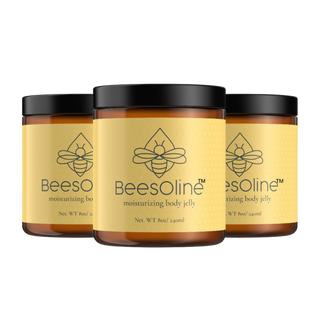 BeesOline Organic Moisturizing Body Jelly Three Jar Pack