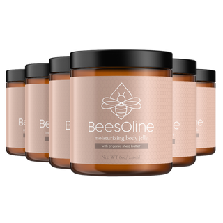 6 Case Pack BeesOline Body Jelly with Organic Shea Butter